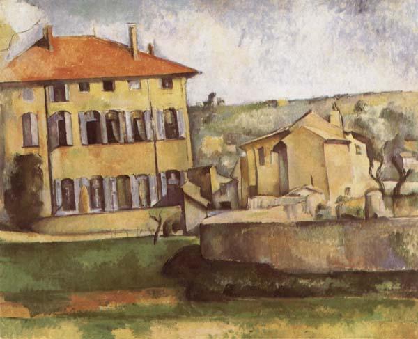 Paul Cezanne House and Farm at jas de Bouffan China oil painting art